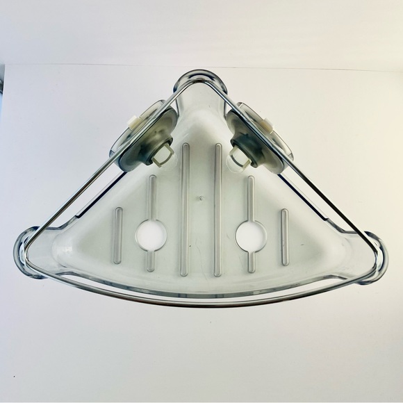 Oxo Good Grips Stronghold Suction Corner Basket Shower Organizer - Picture 8 of 11